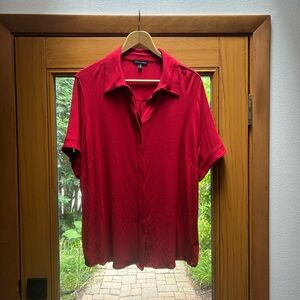 Universal Standard Chelsea liquid jersey shirt S